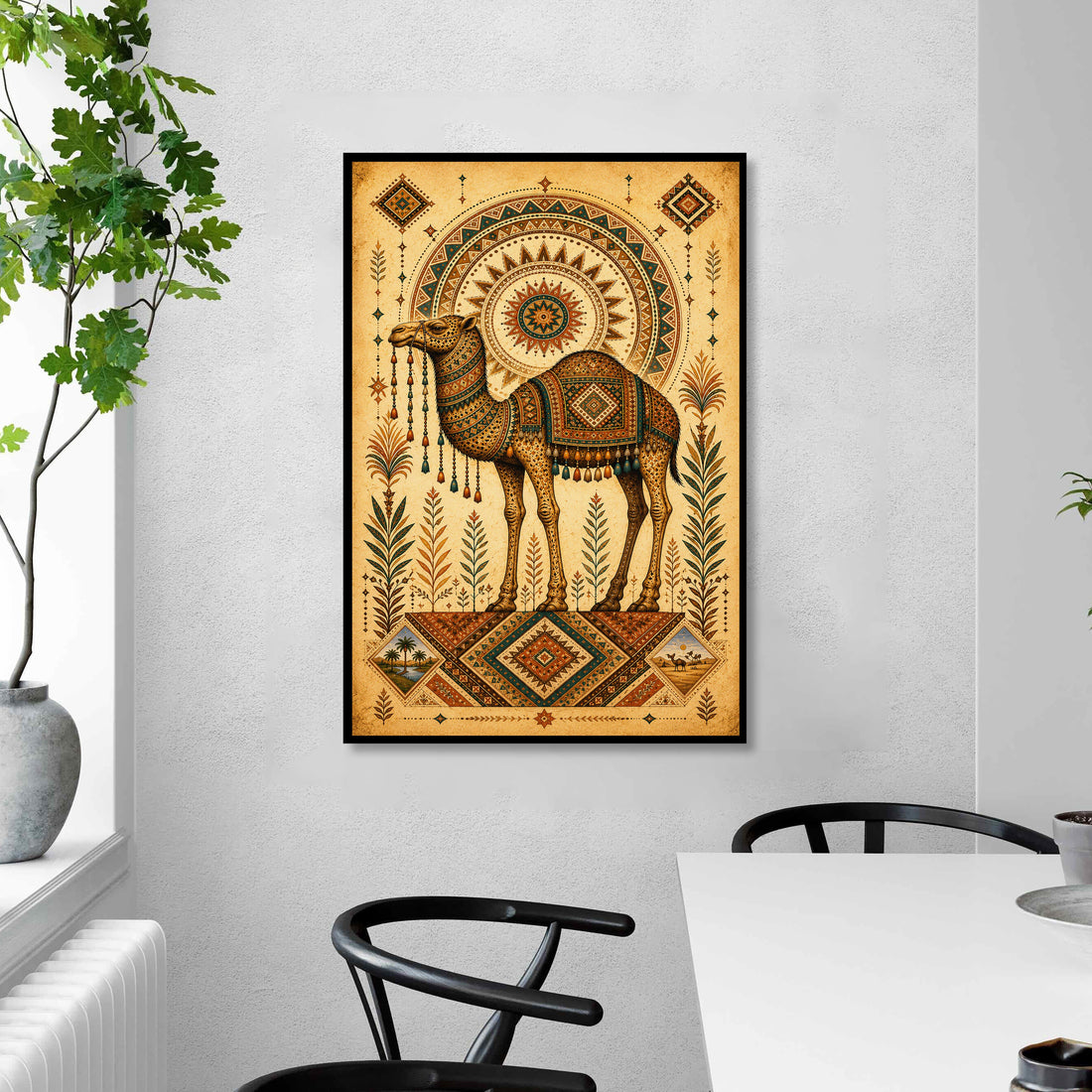 Royal Desert Camel Mandala