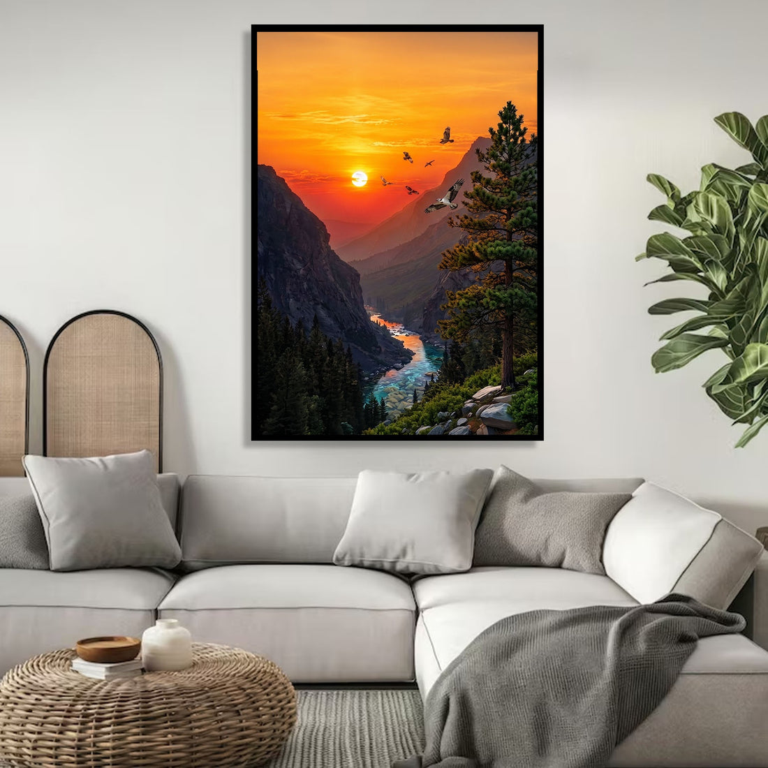 Sunset at Mountain Pass
