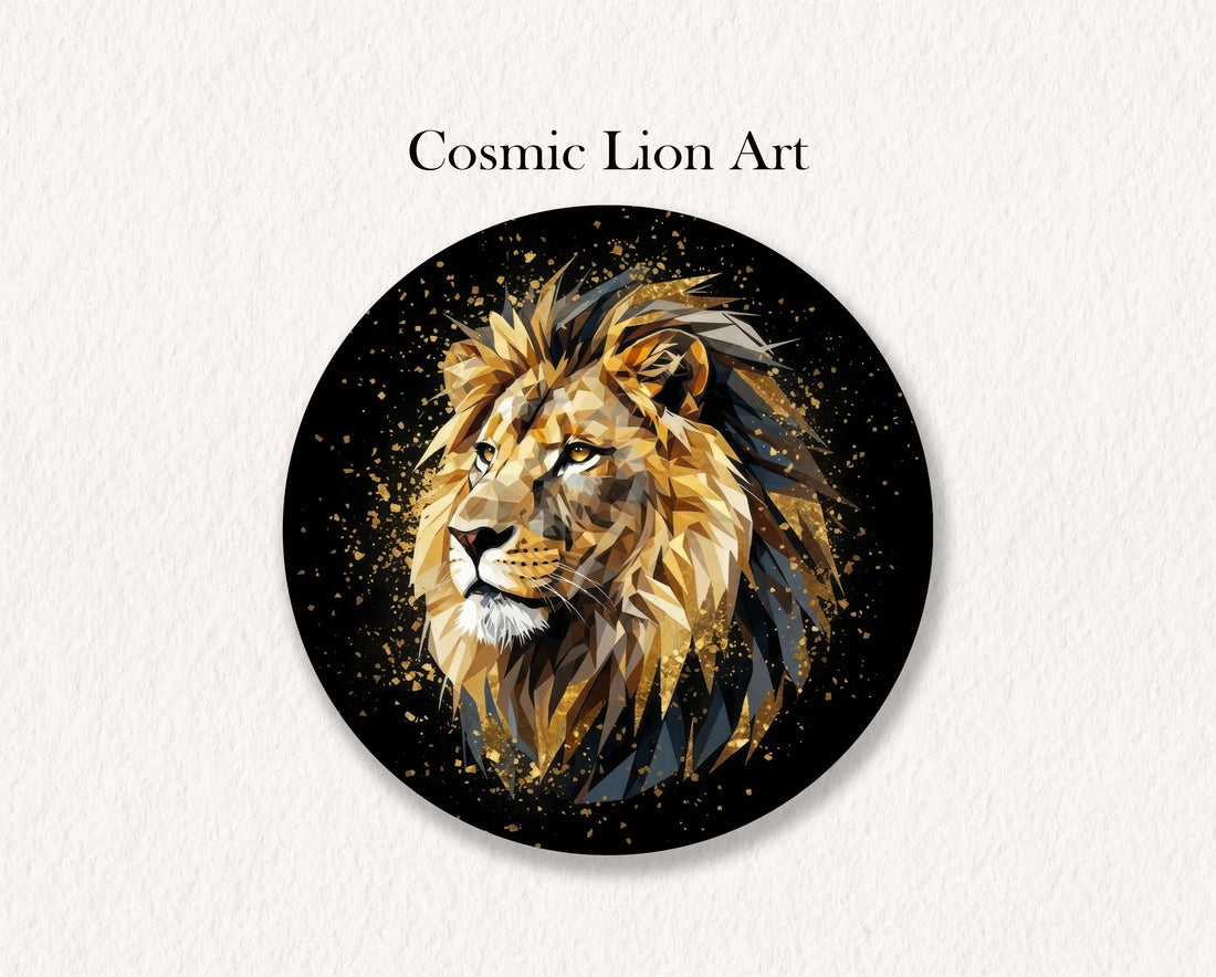 Cosmic Lion Art