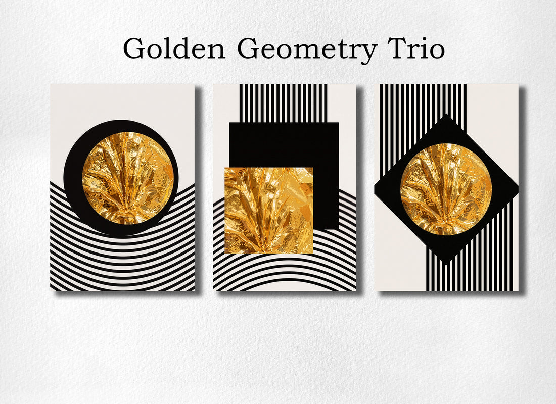 Golden Geometry Trio