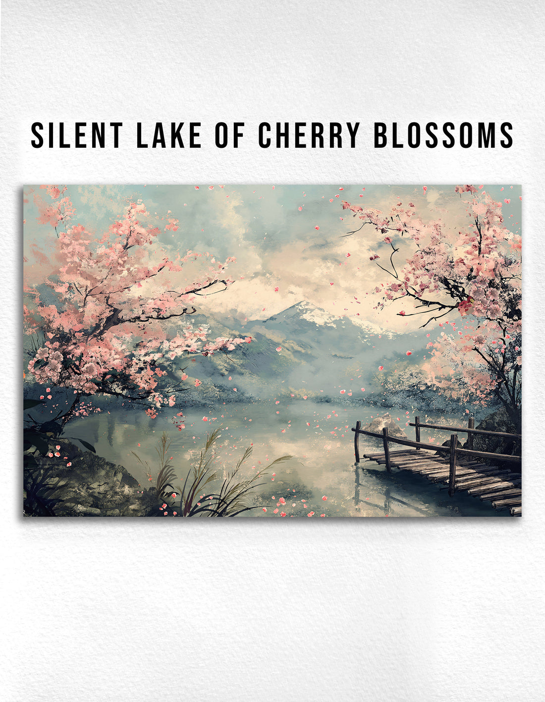 Silent Lake of Cherry Blossoms