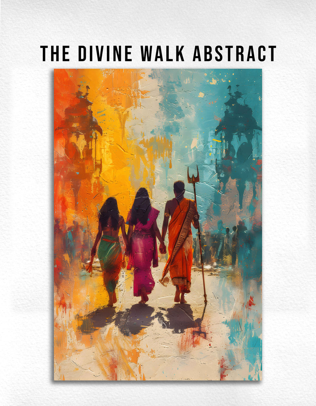 The Divine Walk Abstract