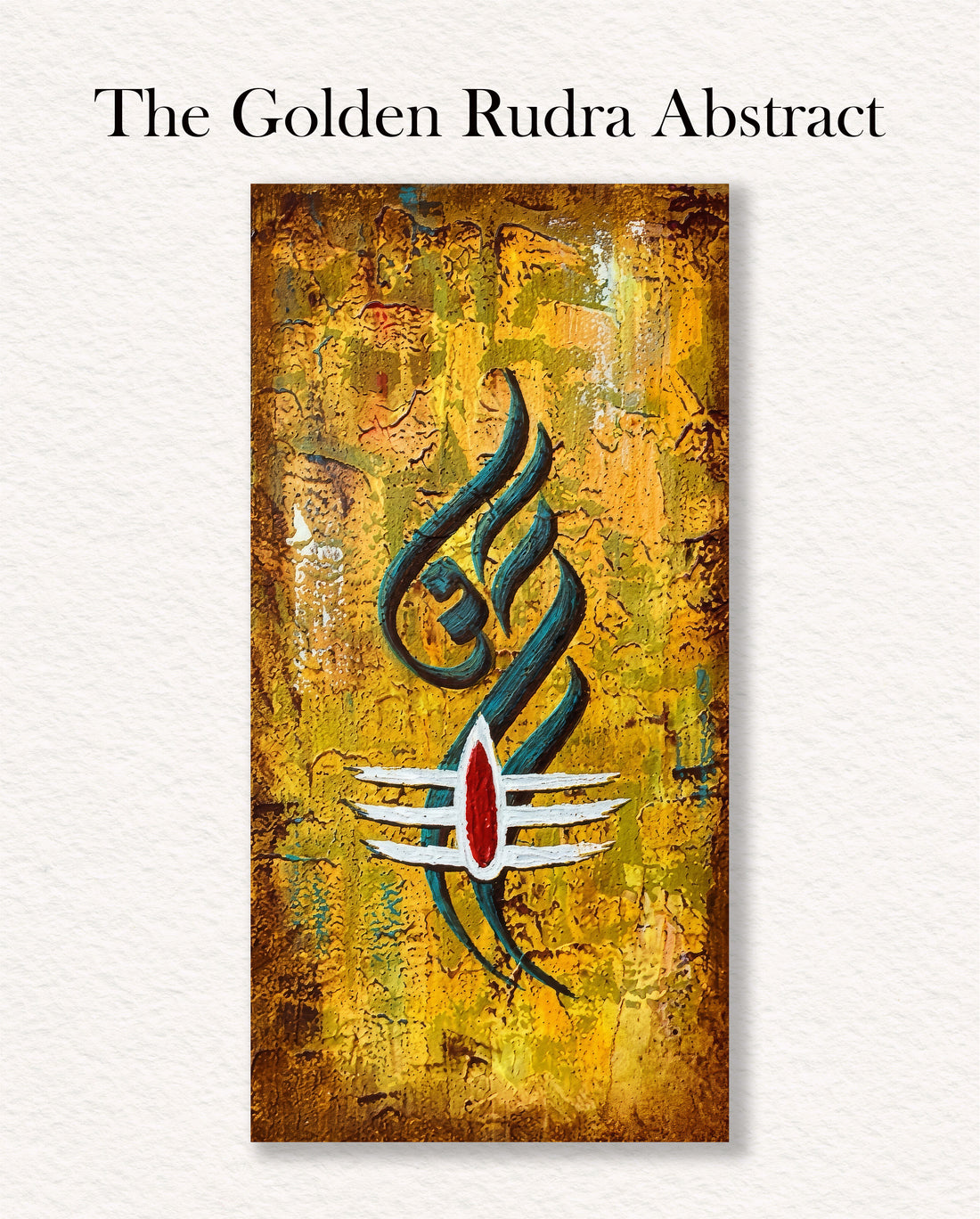 The Golden Rudra Abstract