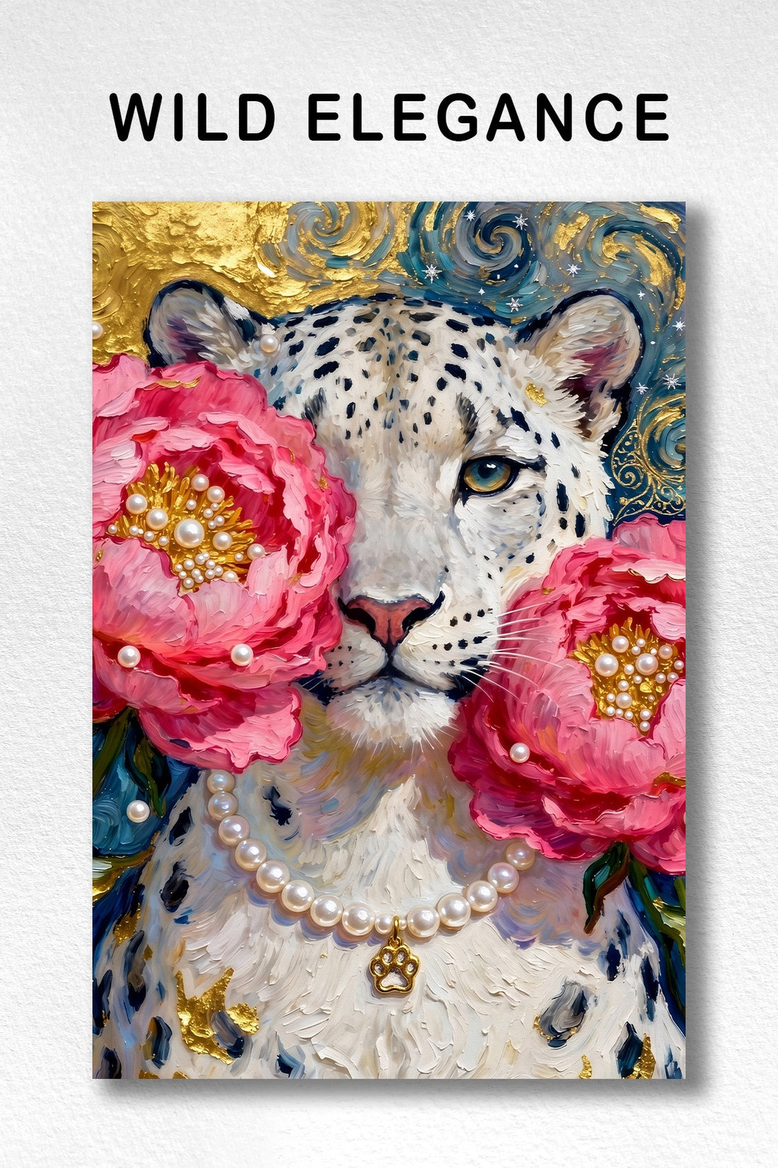 Wild Elegance Snow Leopard