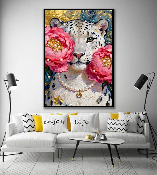 Wild Elegance Snow Leopard