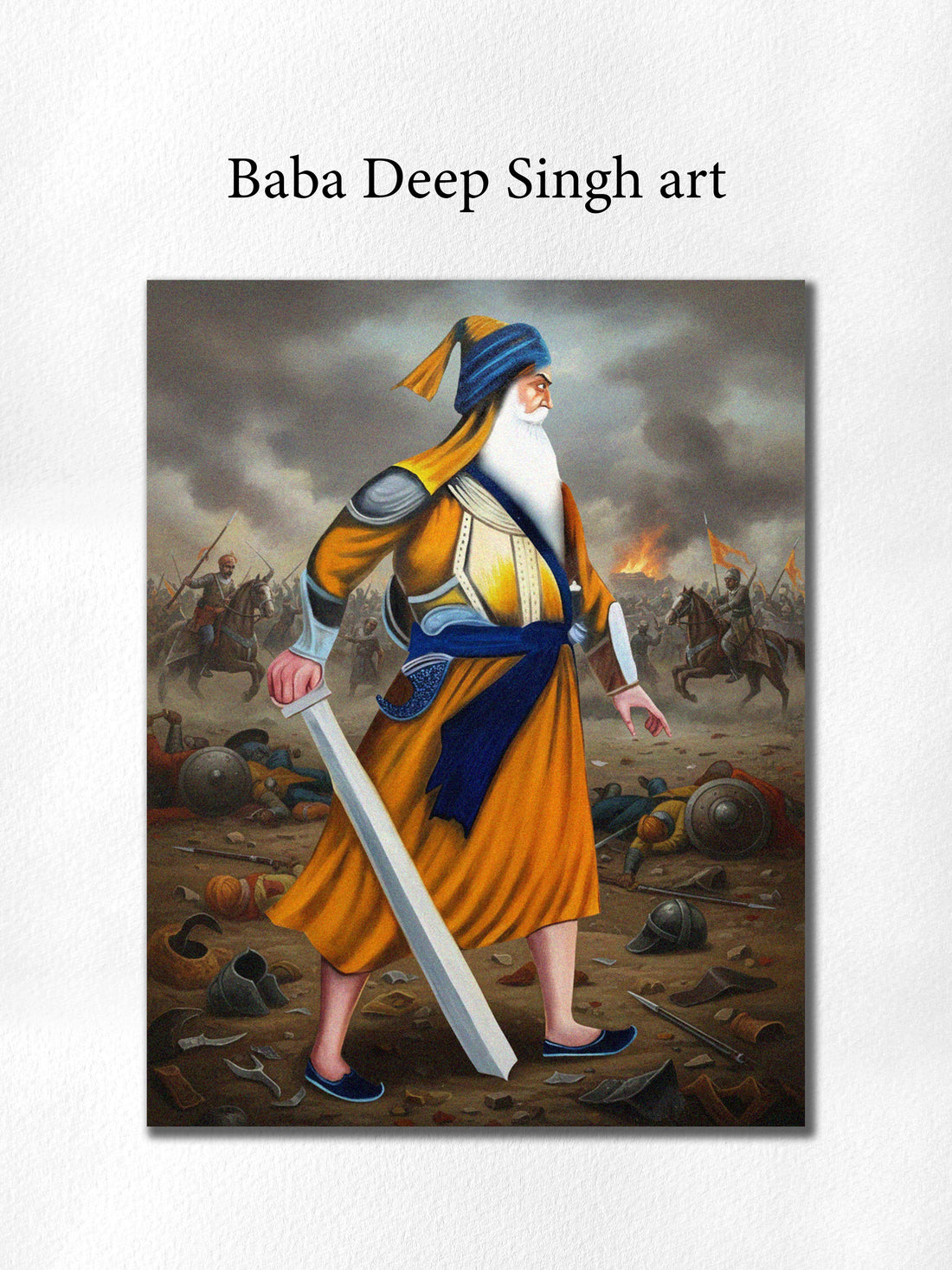 Baba Deep Singh art