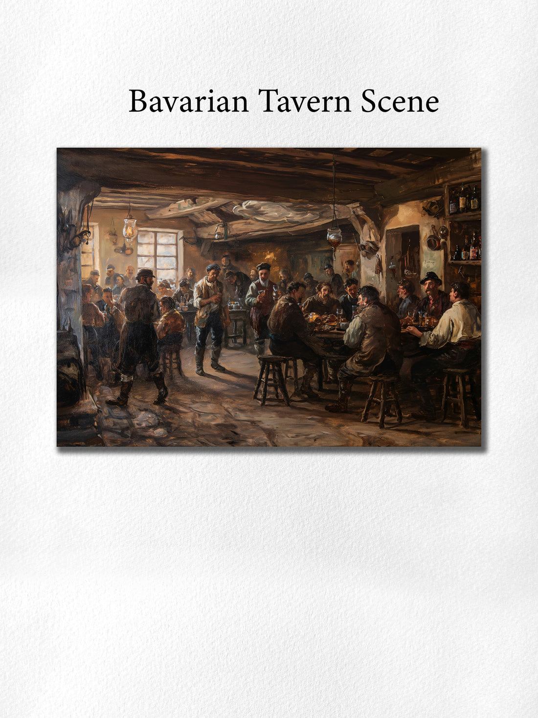 Bavarian Tavern Scene