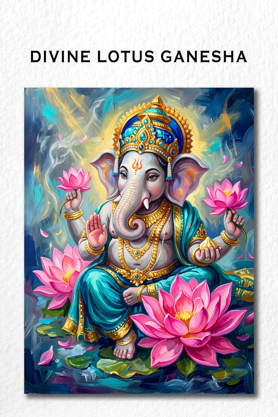 Divine Lotus Ganesha