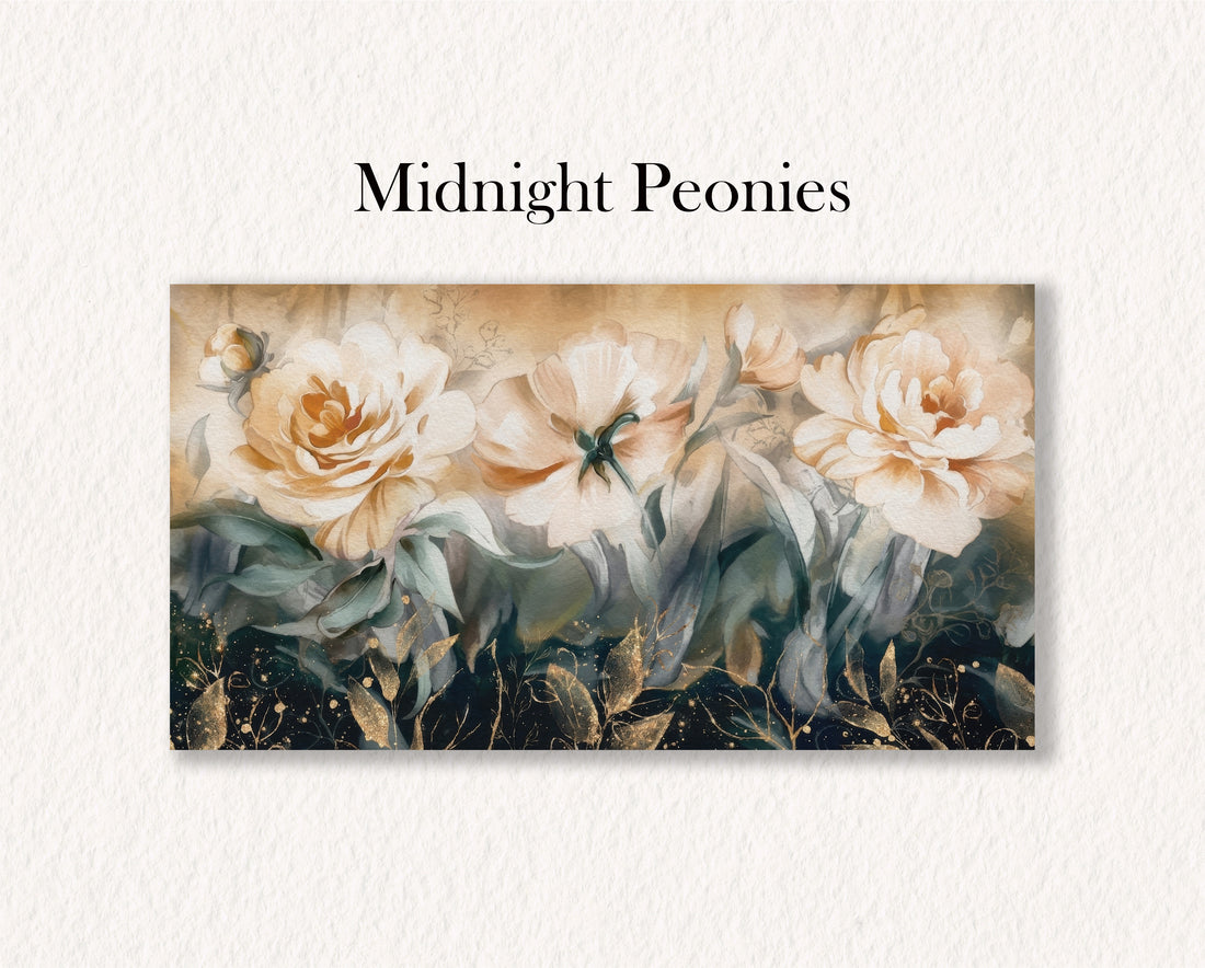 Midnight Peonies