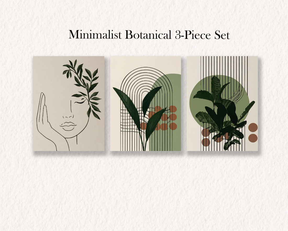 Minimalist Botanical 3-Piece Set