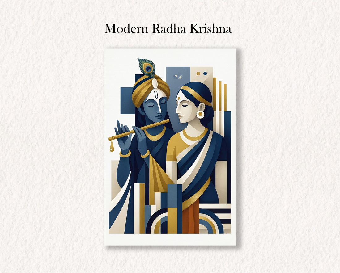 Modern Radha Krishna