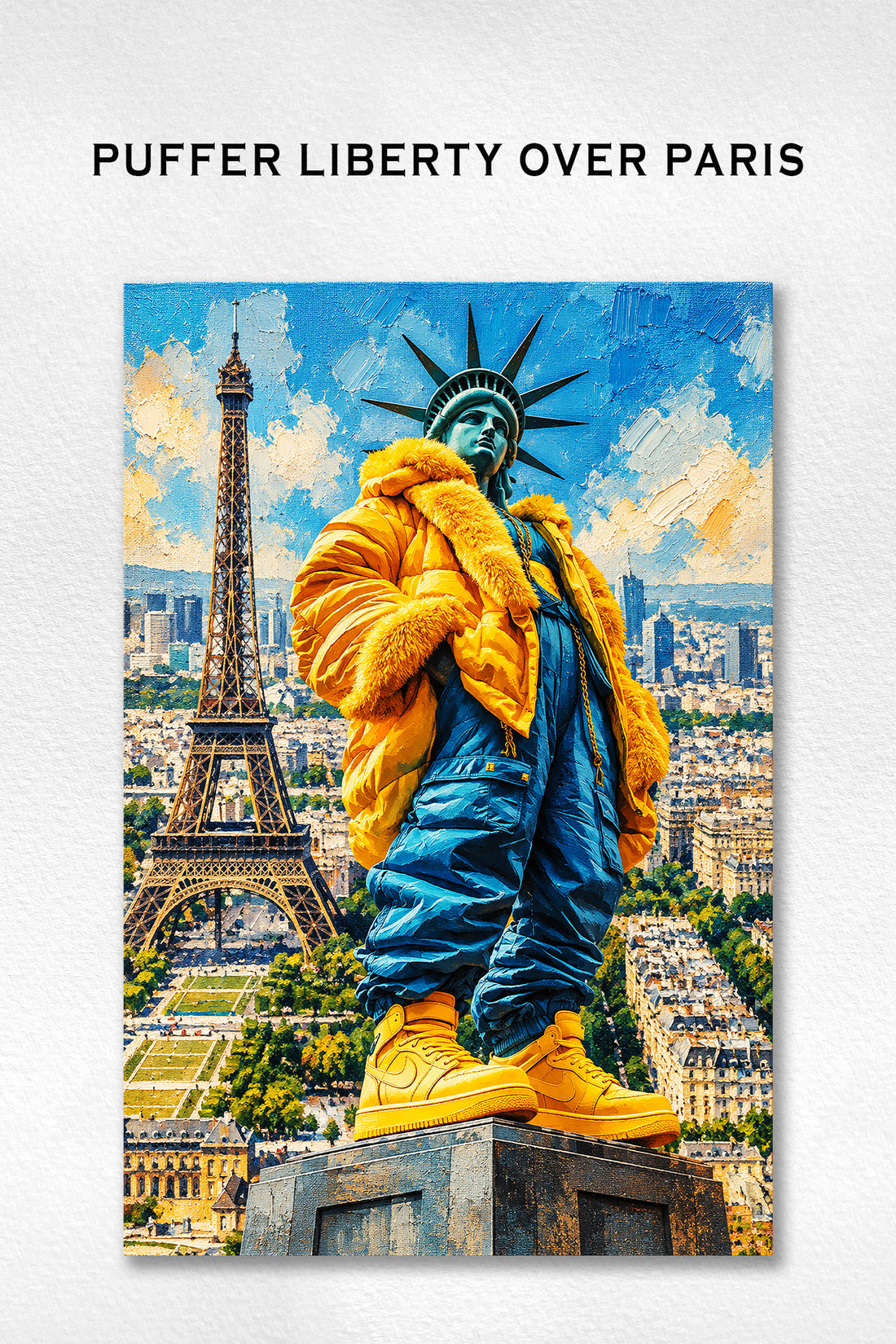Puffer Liberty Over Paris