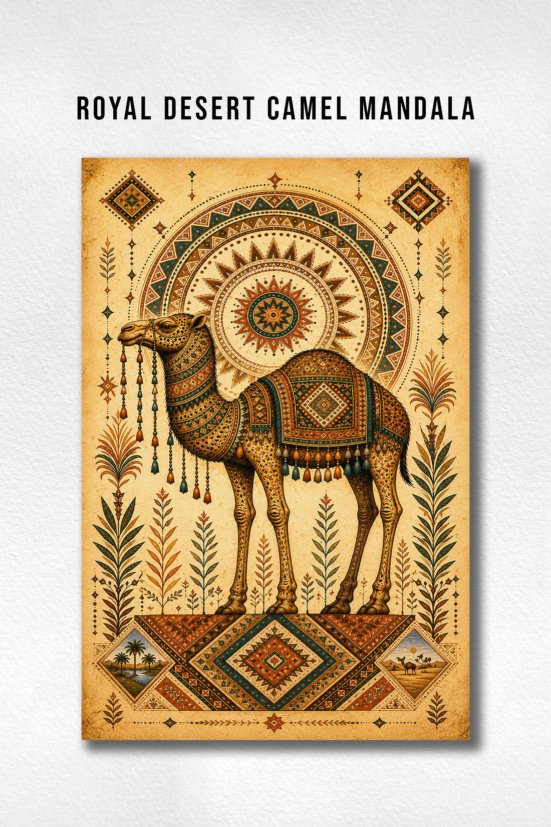 Royal Desert Camel Mandala
