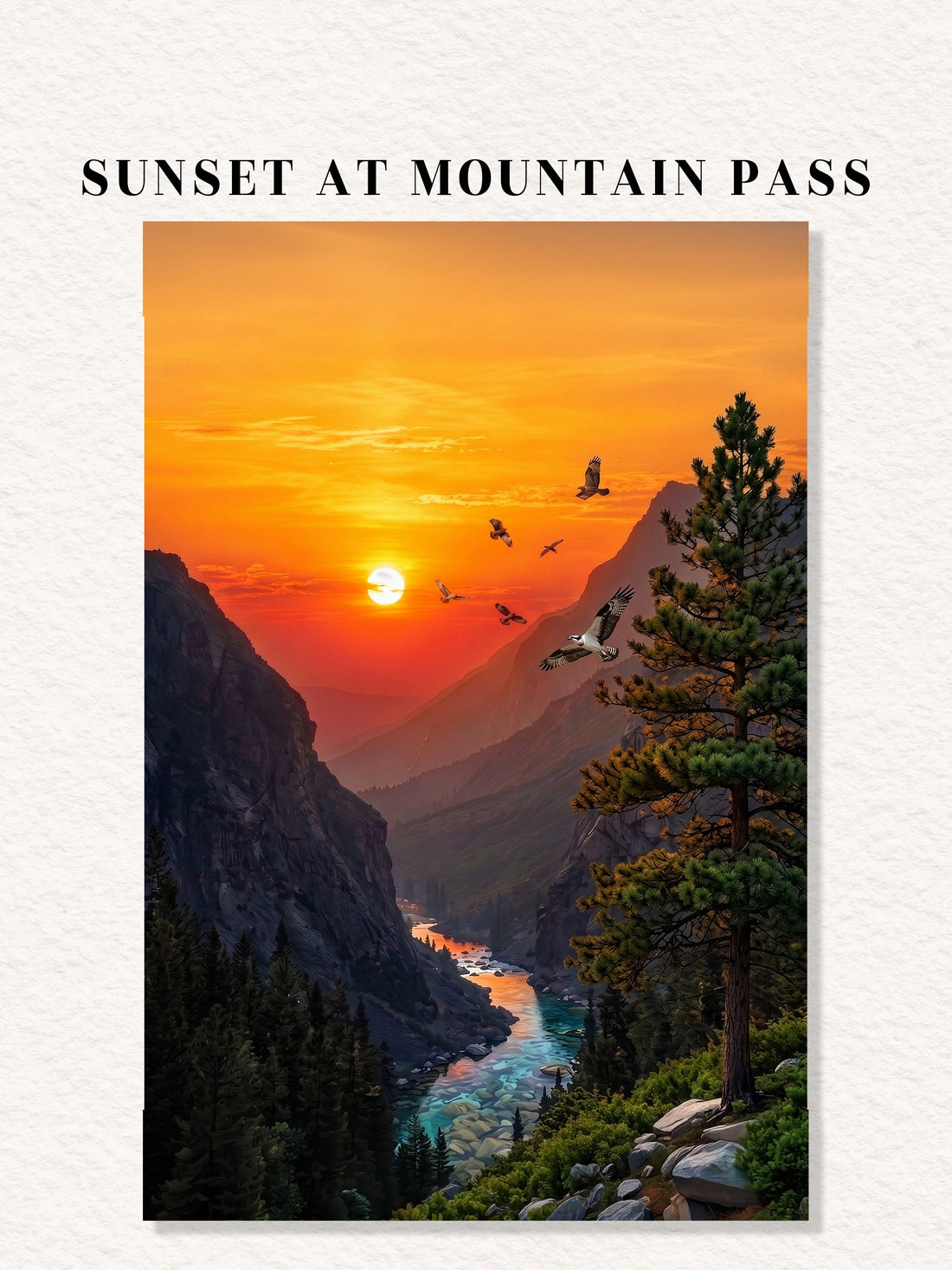 Sunset at Mountain Pass