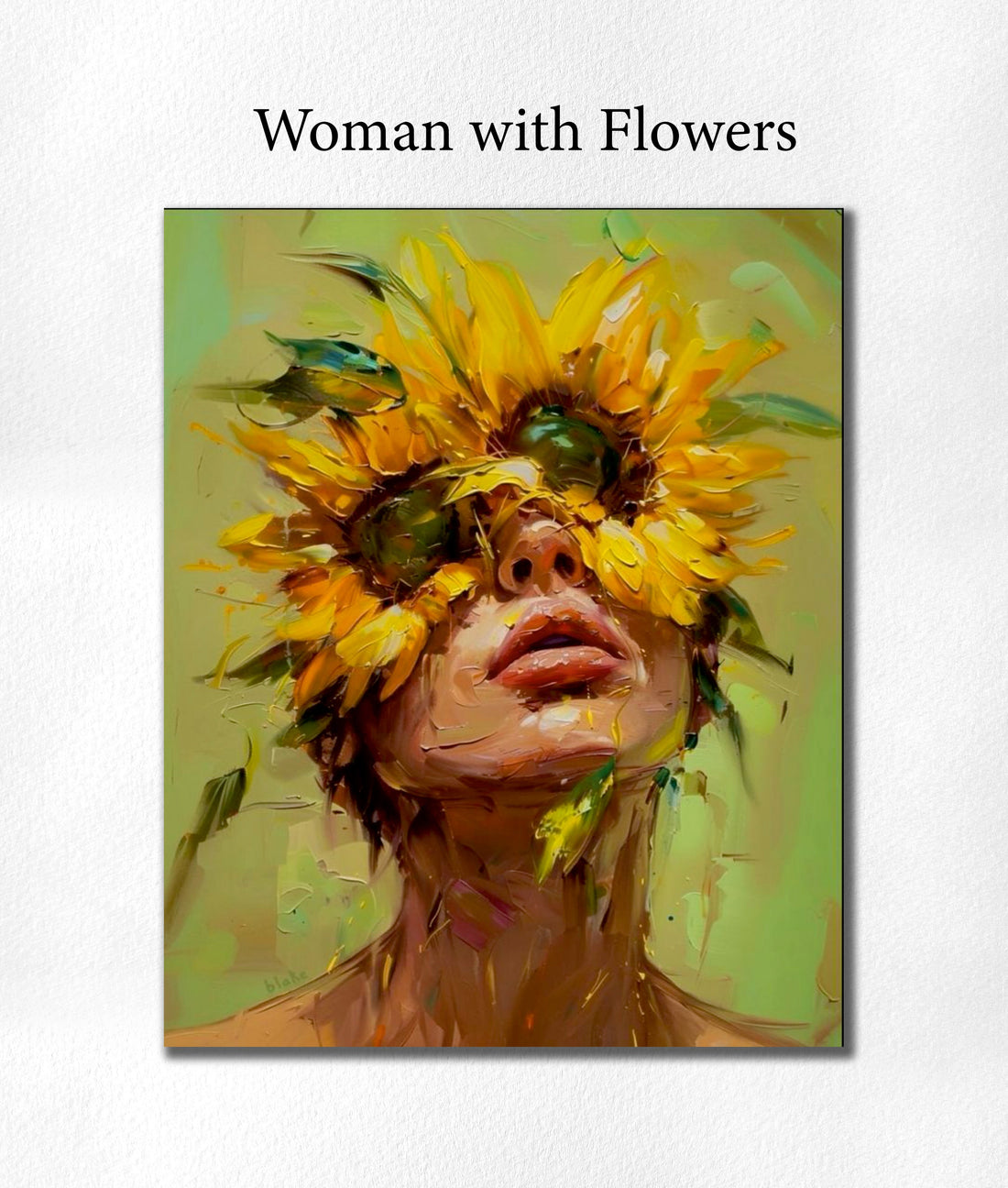 Woman with Flowers