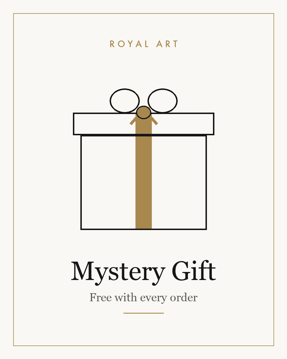 Free mystery gift from Royal Art